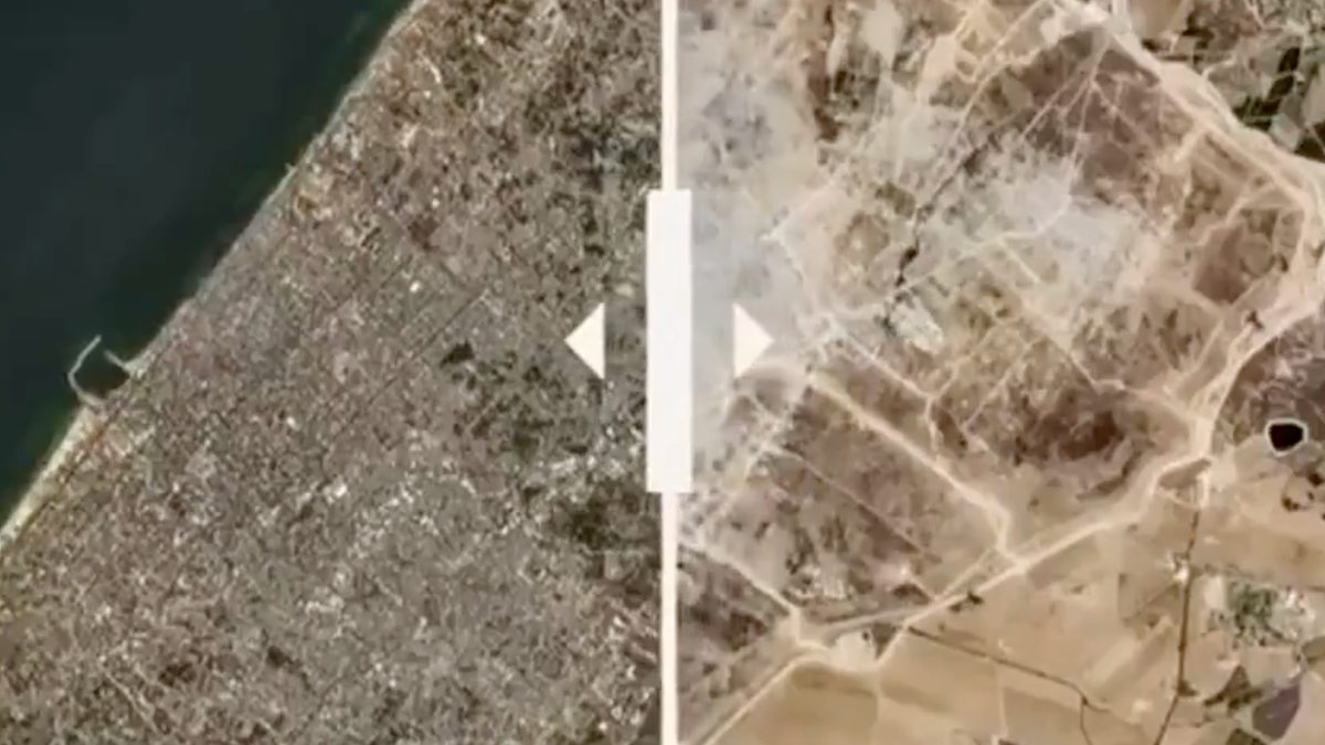 gazzedeki katliamin 2 yilinda bolgedeki yikim havadan goruntulendi Hc3dpp5m